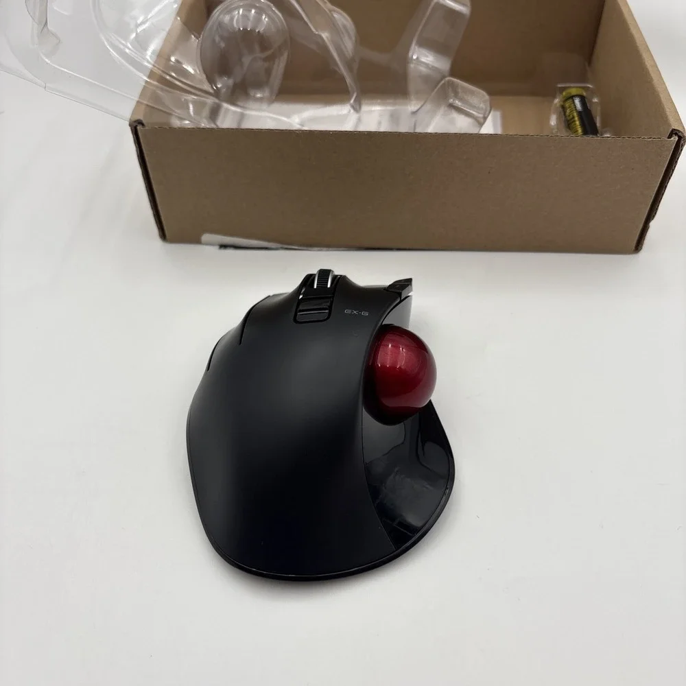 ELECOM Left Handed (M-XT4DRBK) Trackball Wireless Mouse